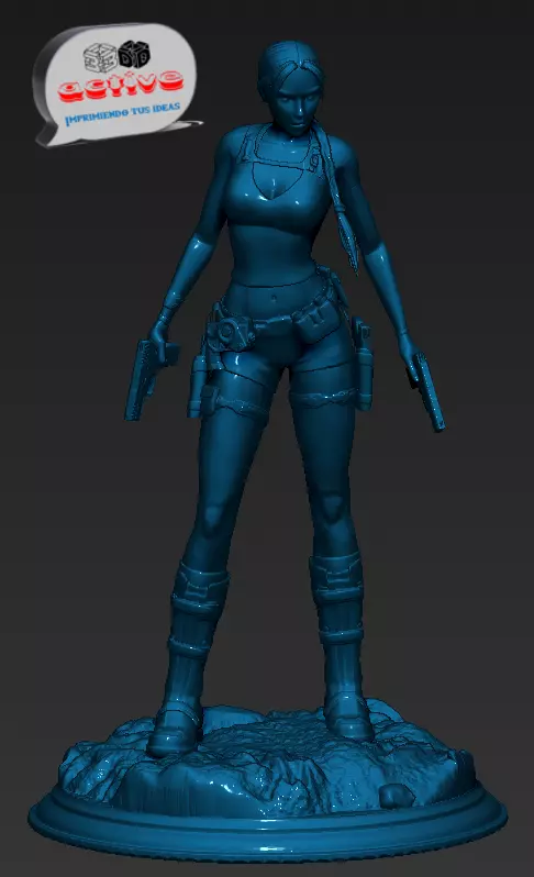 Lara Croft - Tomb Raider 3D print model_0