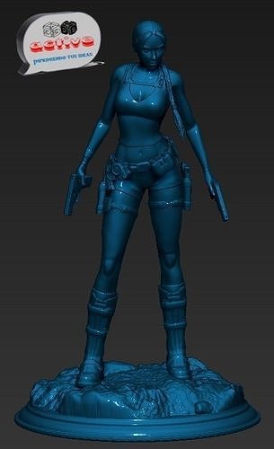 Lara Croft - Tomb Raider 3D print model