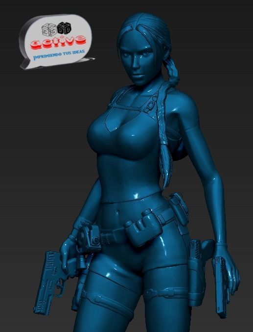 Lara Croft - Tomb Raider 3D print model_7