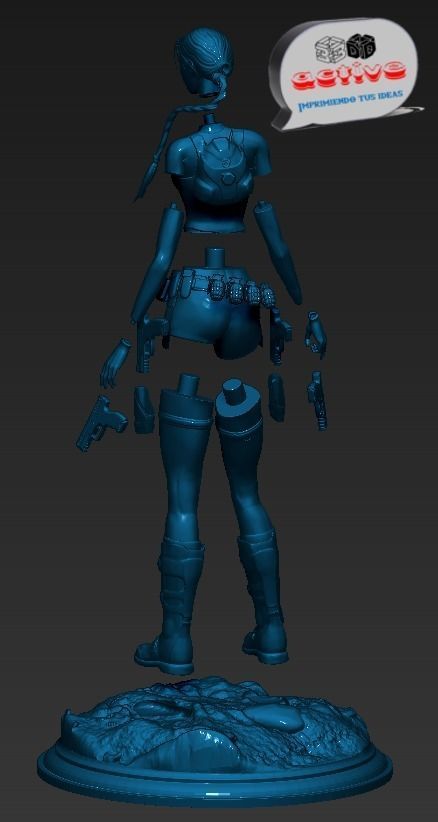 Lara Croft - Tomb Raider 3D print model_1