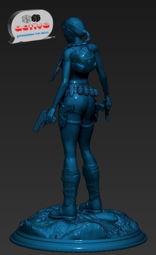Lara Croft - Tomb Raider 3D print model_3