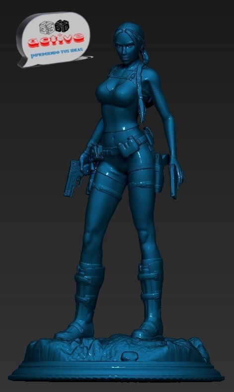 Lara Croft - Tomb Raider 3D print model_2