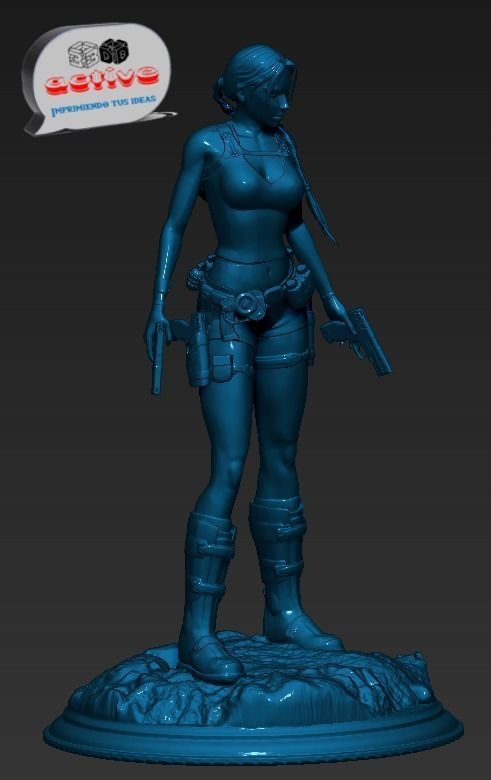 Lara Croft - Tomb Raider 3D print model_6