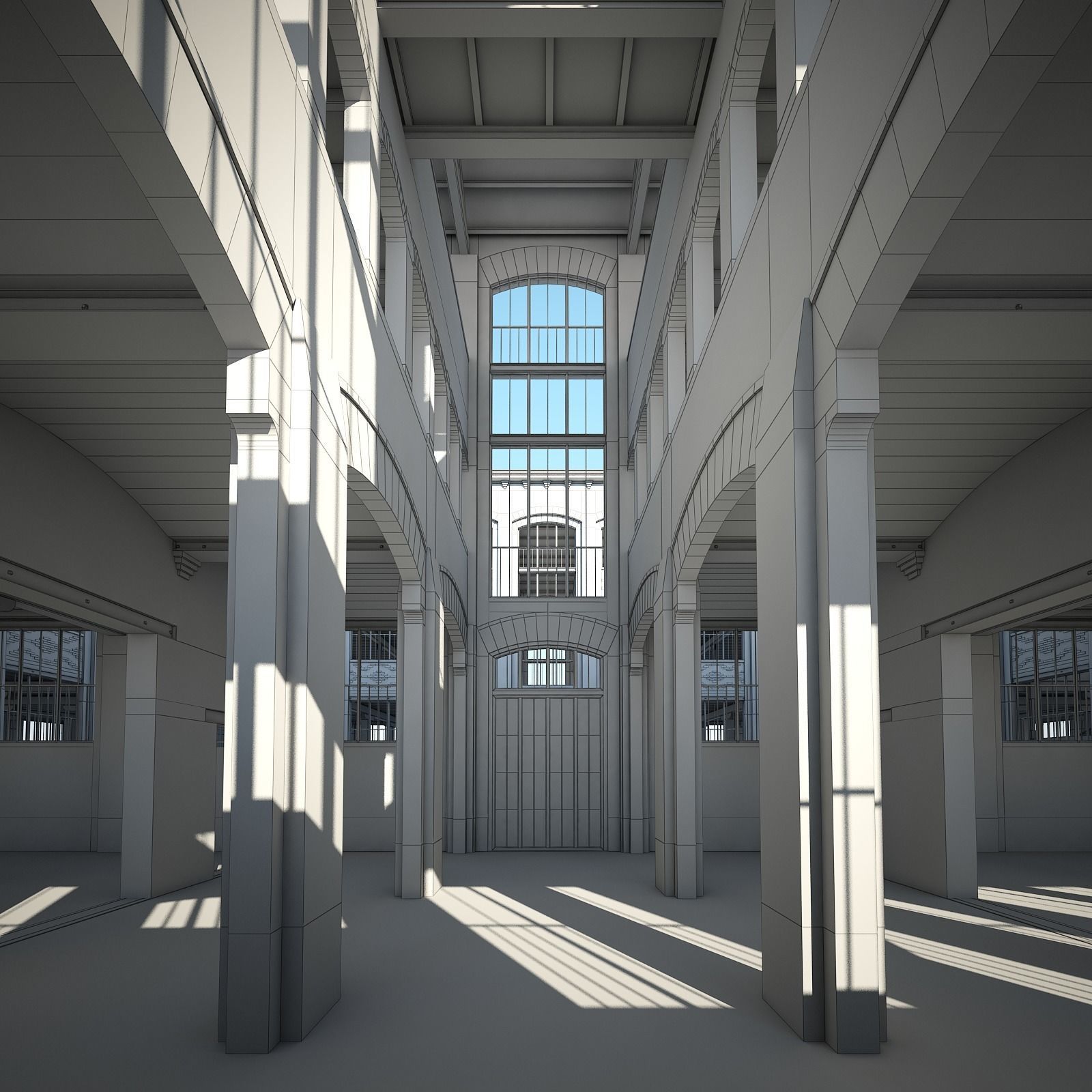 Old Factory 3D model_23