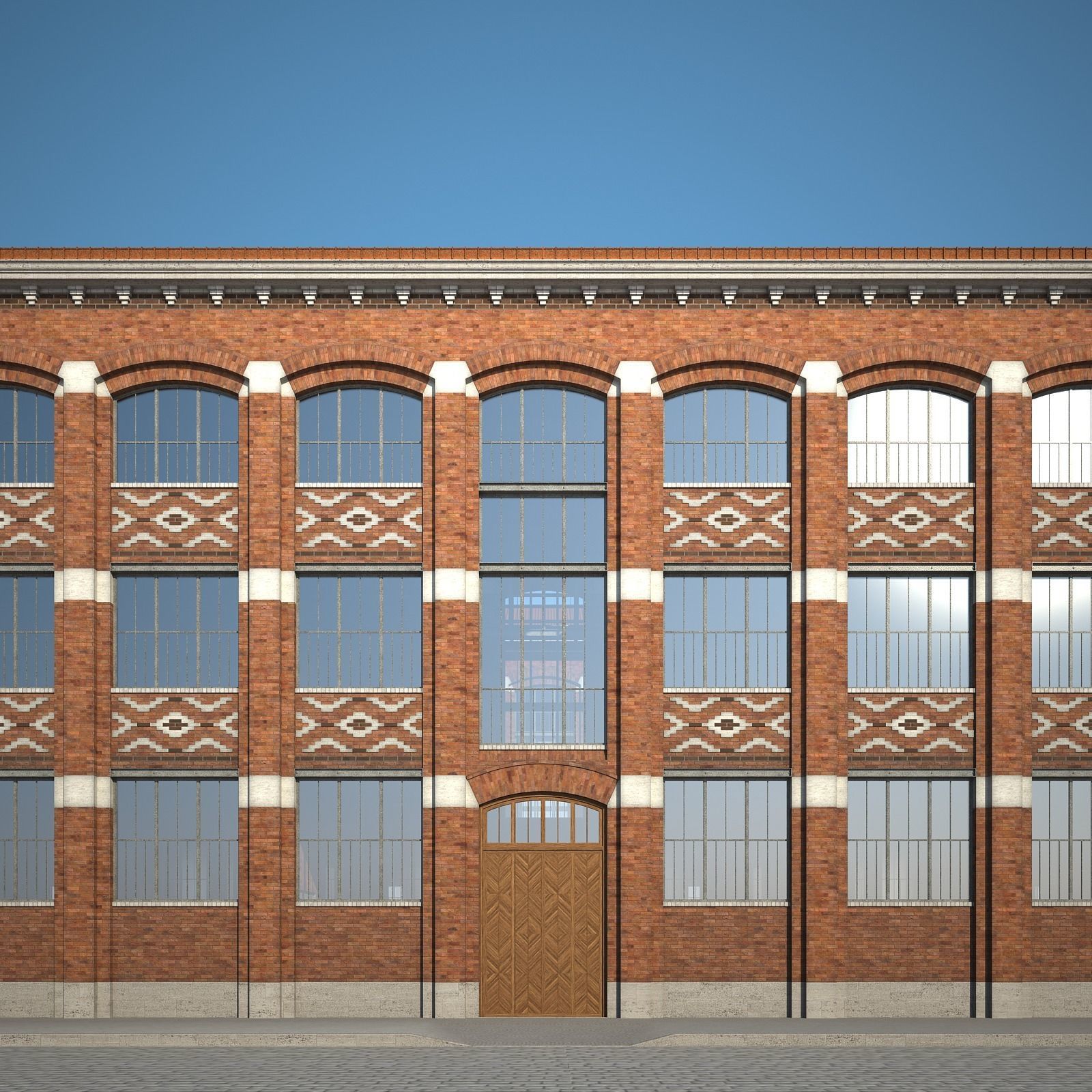 Old Factory 3D model_17