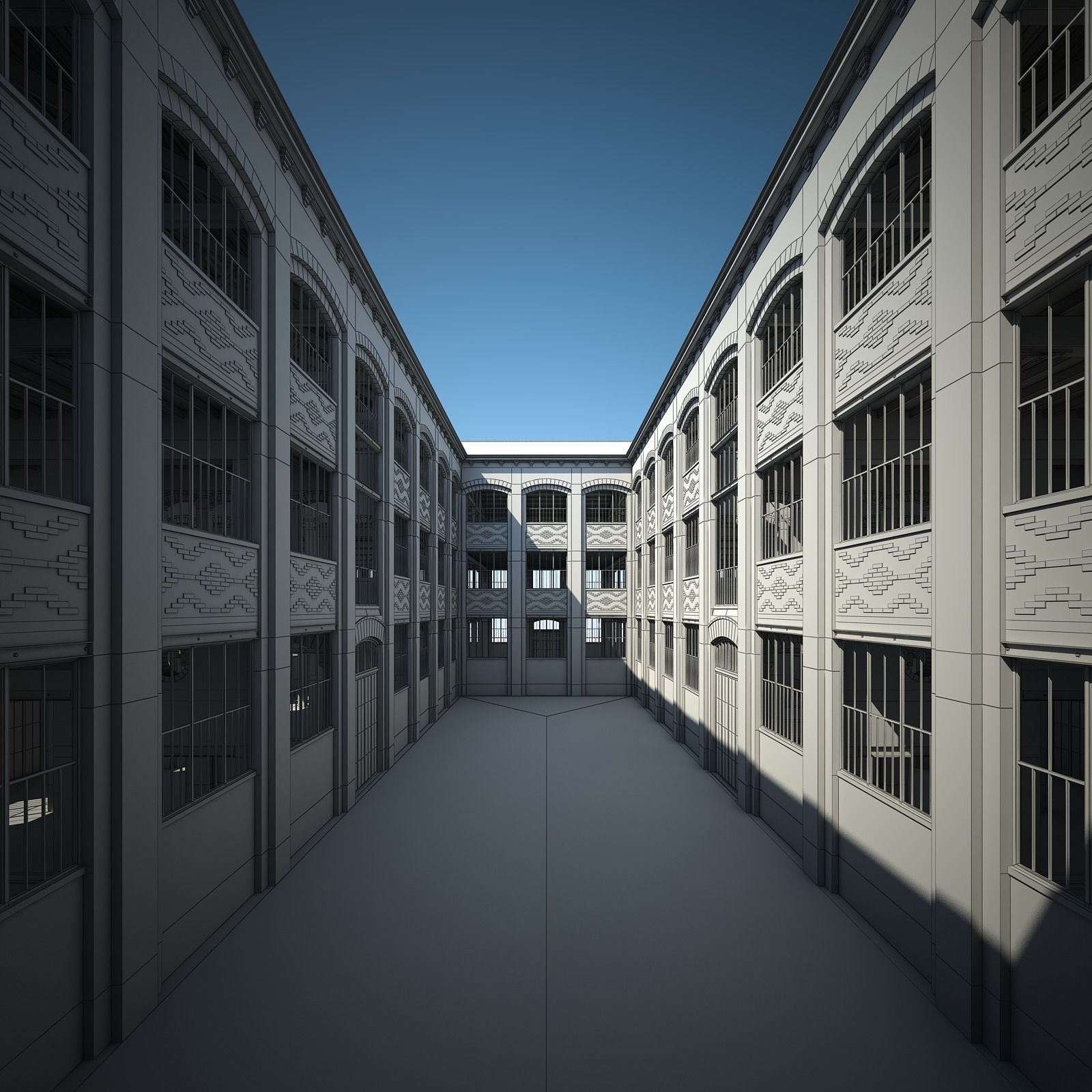 Old Factory 3D model_37