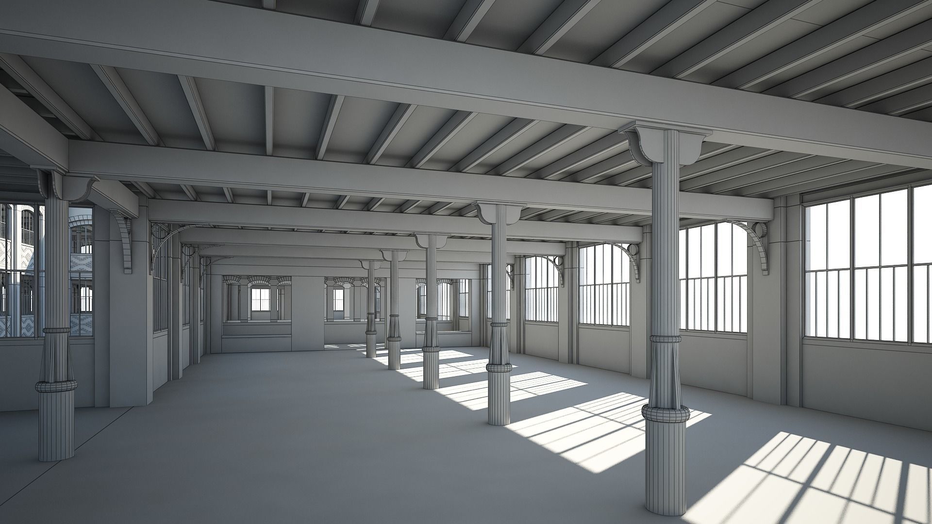 Old Factory 3D model_28