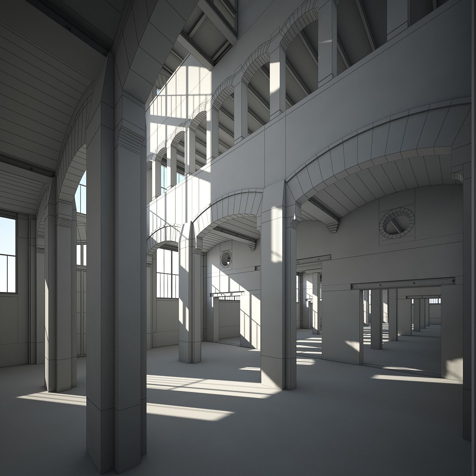 Old Factory 3D model_22