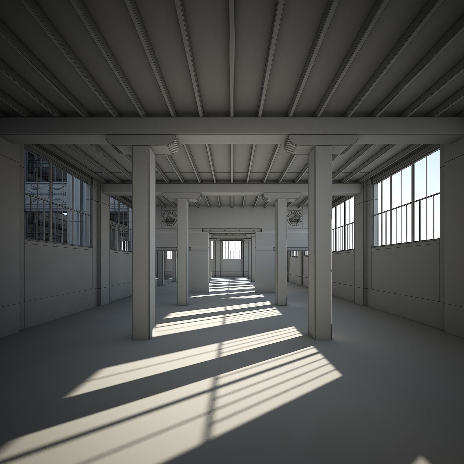 Old Factory 3D model_26