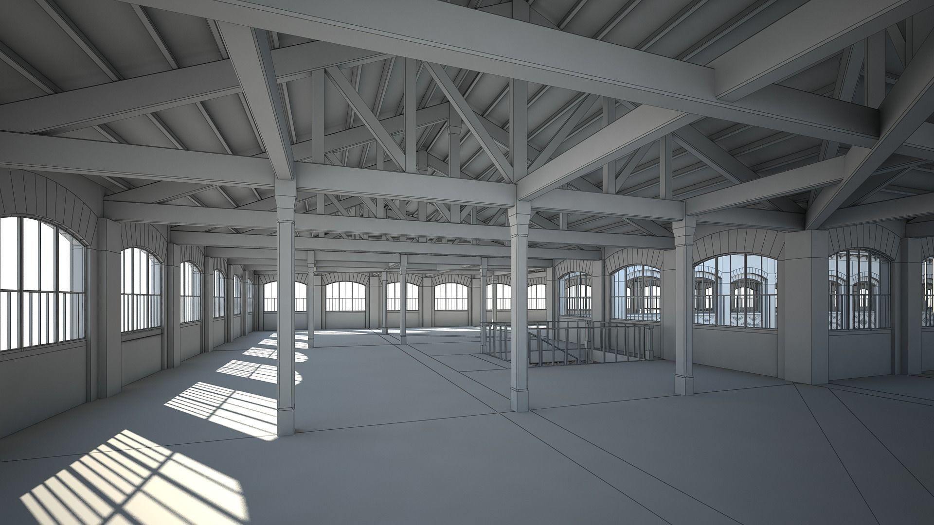 Old Factory 3D model_34