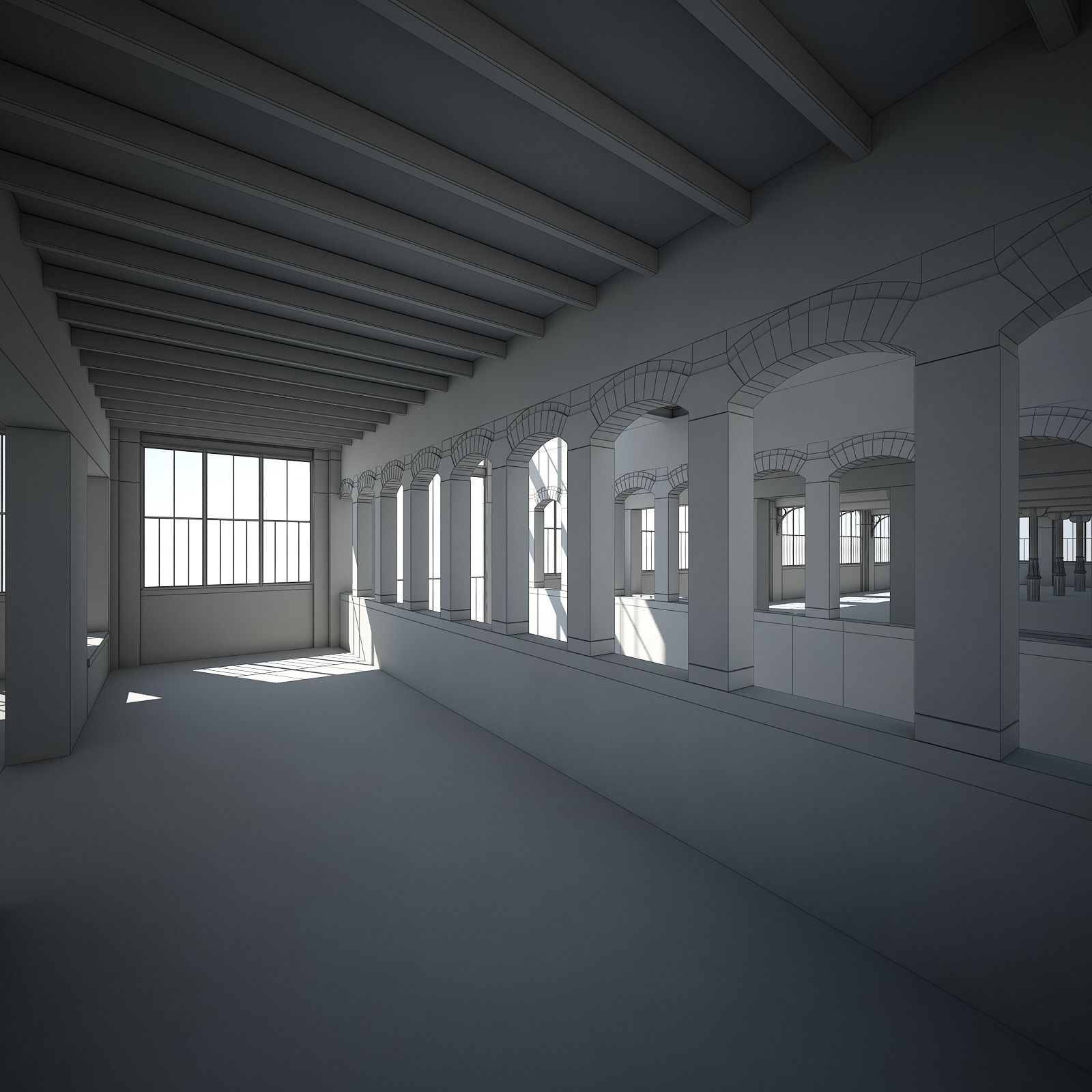 Old Factory 3D model_30