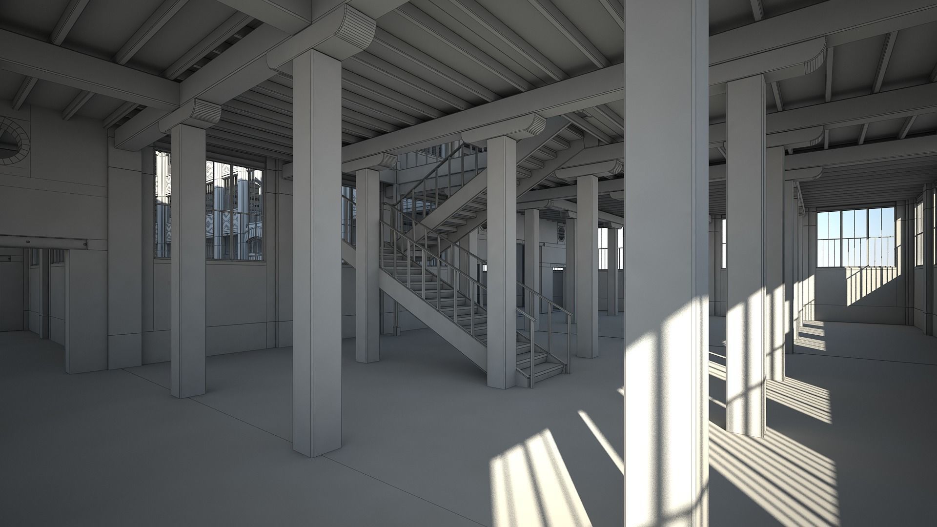 Old Factory 3D model_27