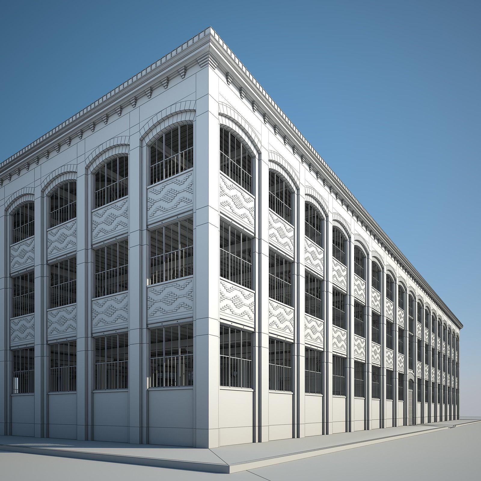 Old Factory 3D model_36