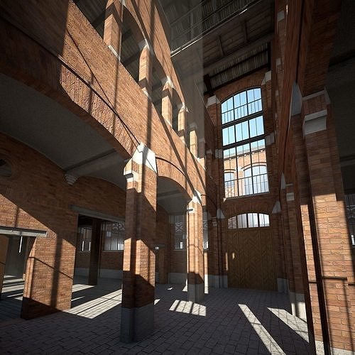 Old Factory 3D model
