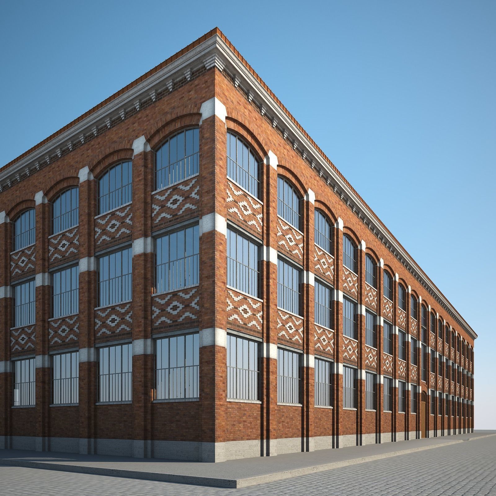 Old Factory 3D model_16