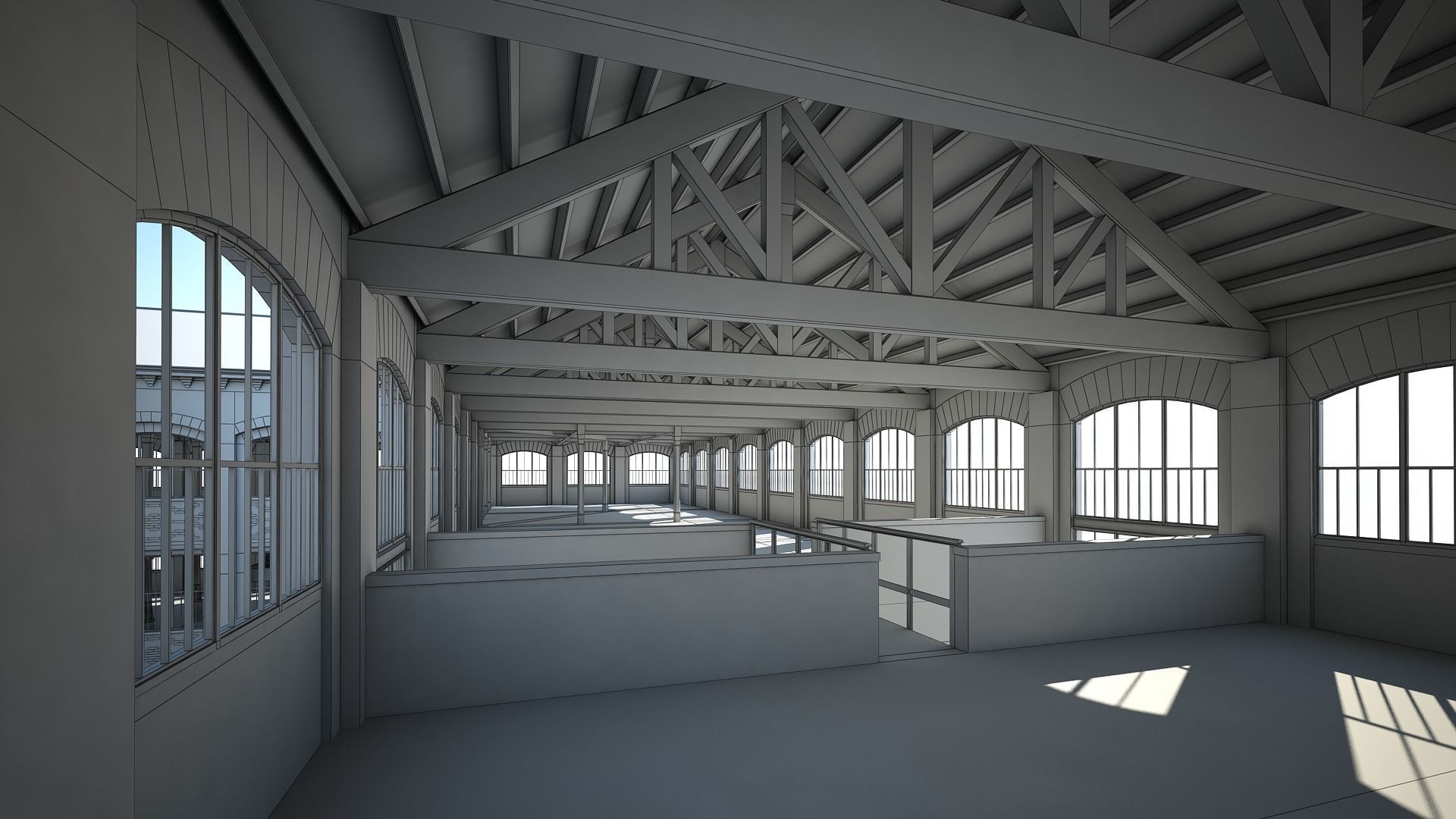 Old Factory 3D model_35