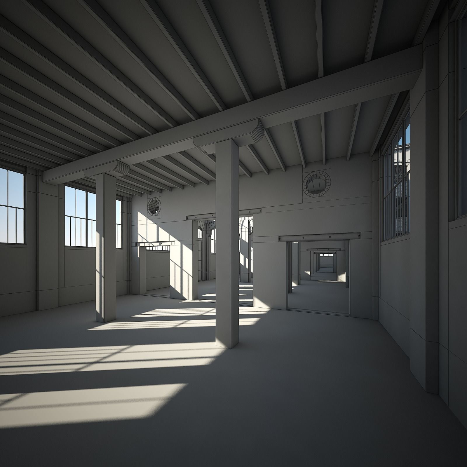 Old Factory 3D model_25