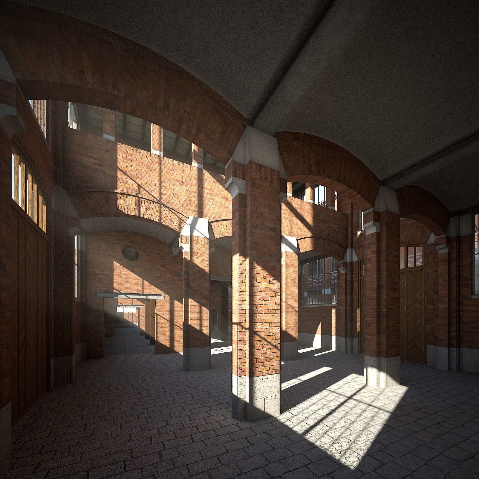 Old Factory 3D model_4