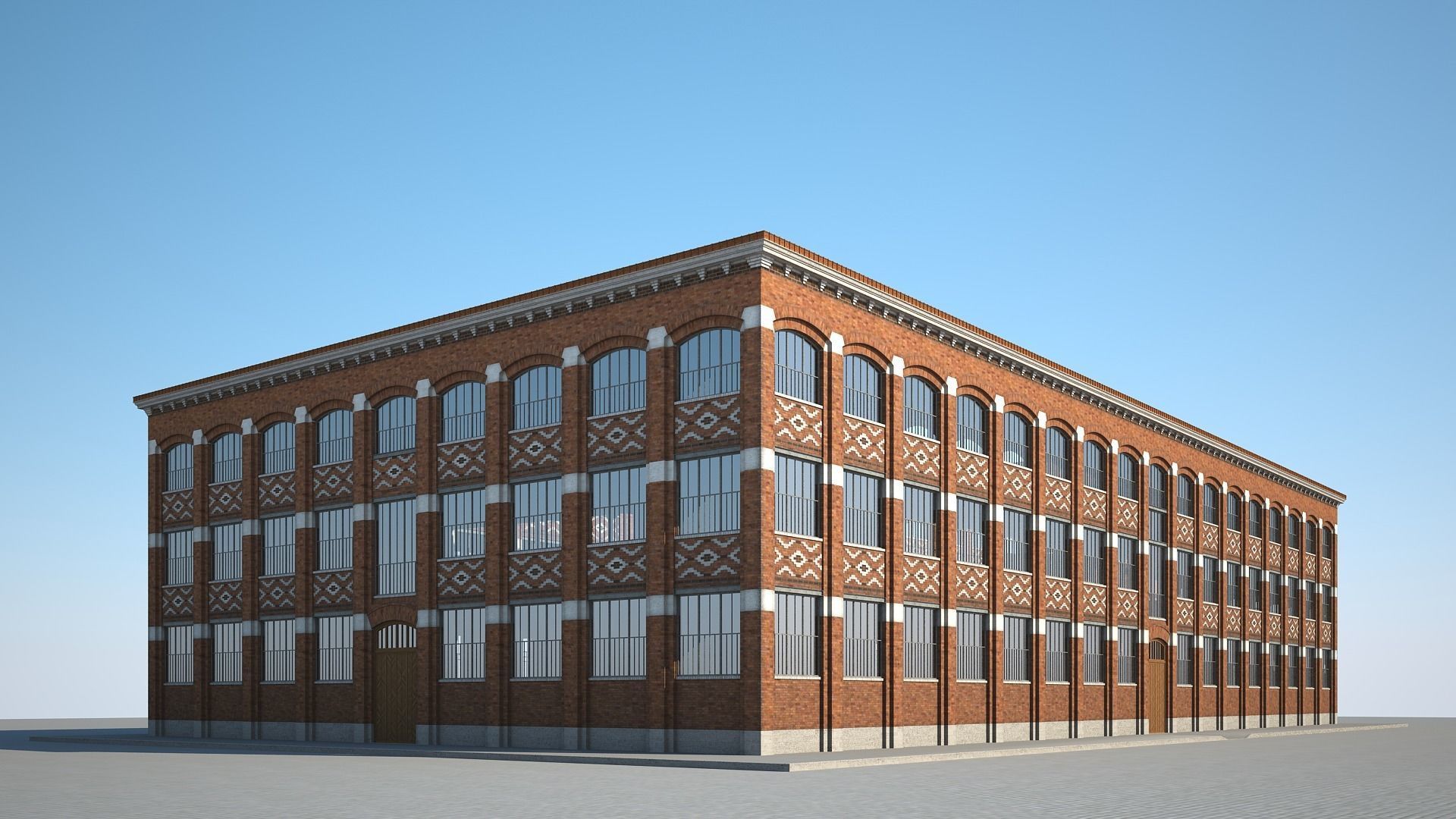 Old Factory 3D model_19