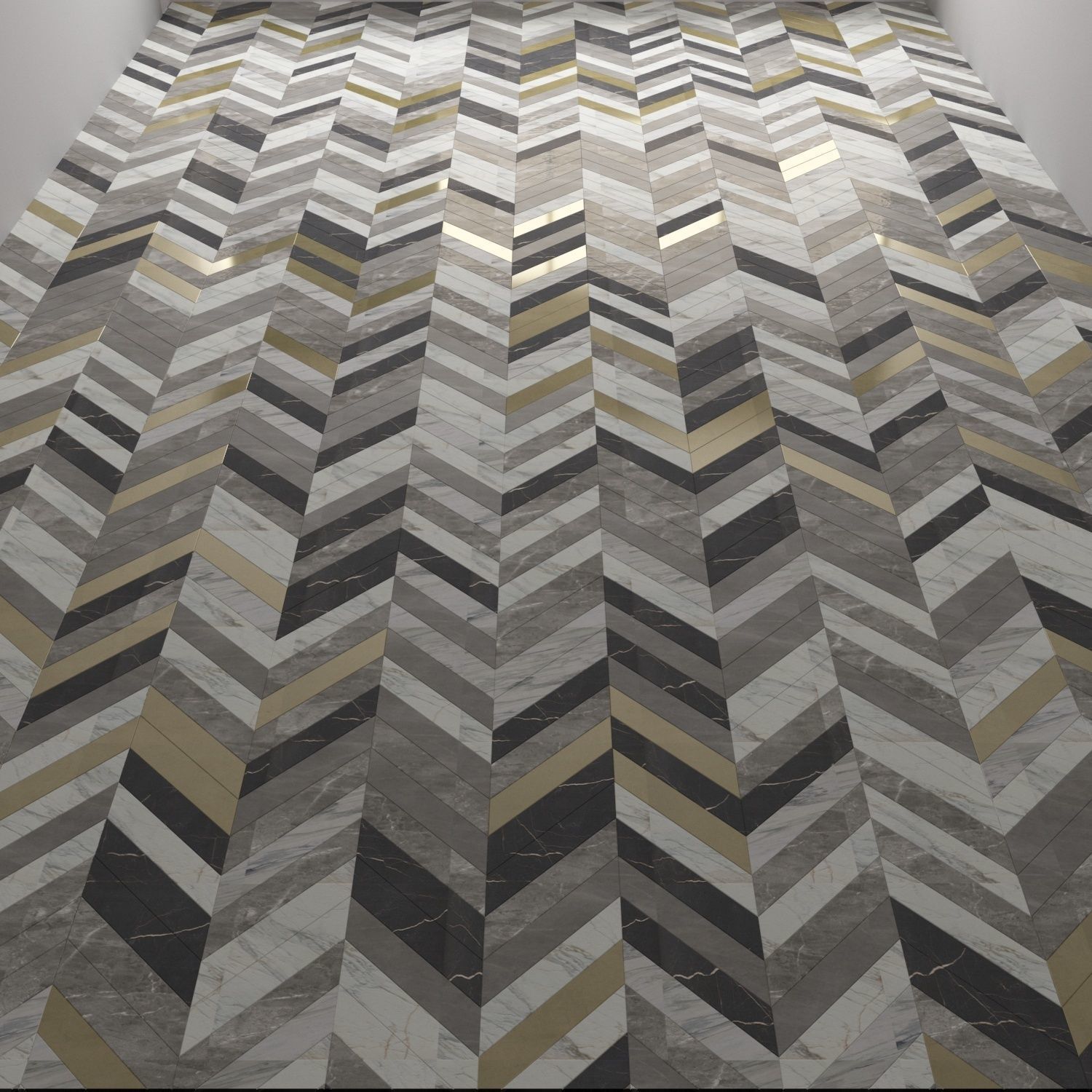 Marble floor 3D model_3