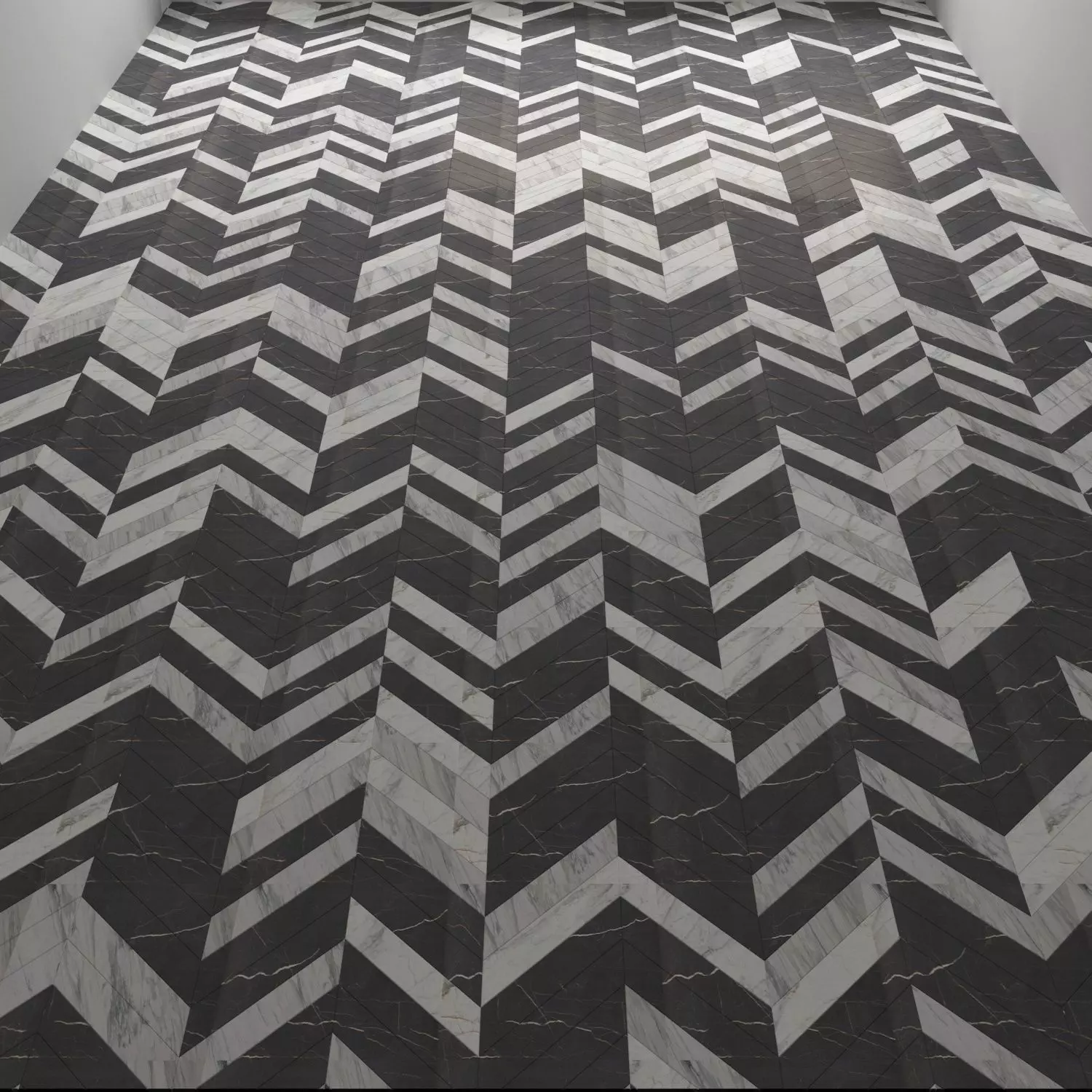 Marble floor 3D model_0