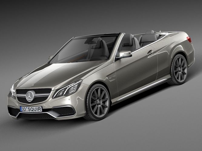 Mercedes-Benz E63 AMG Convertible 2016 3D model