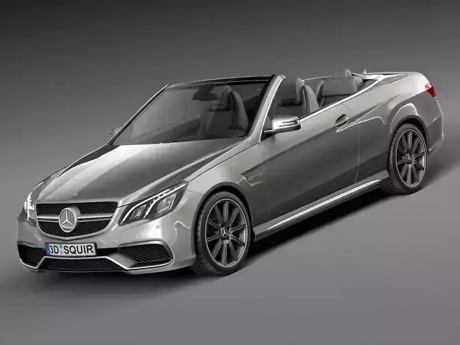 Mercedes-Benz E63 AMG Convertible 2016 3D model