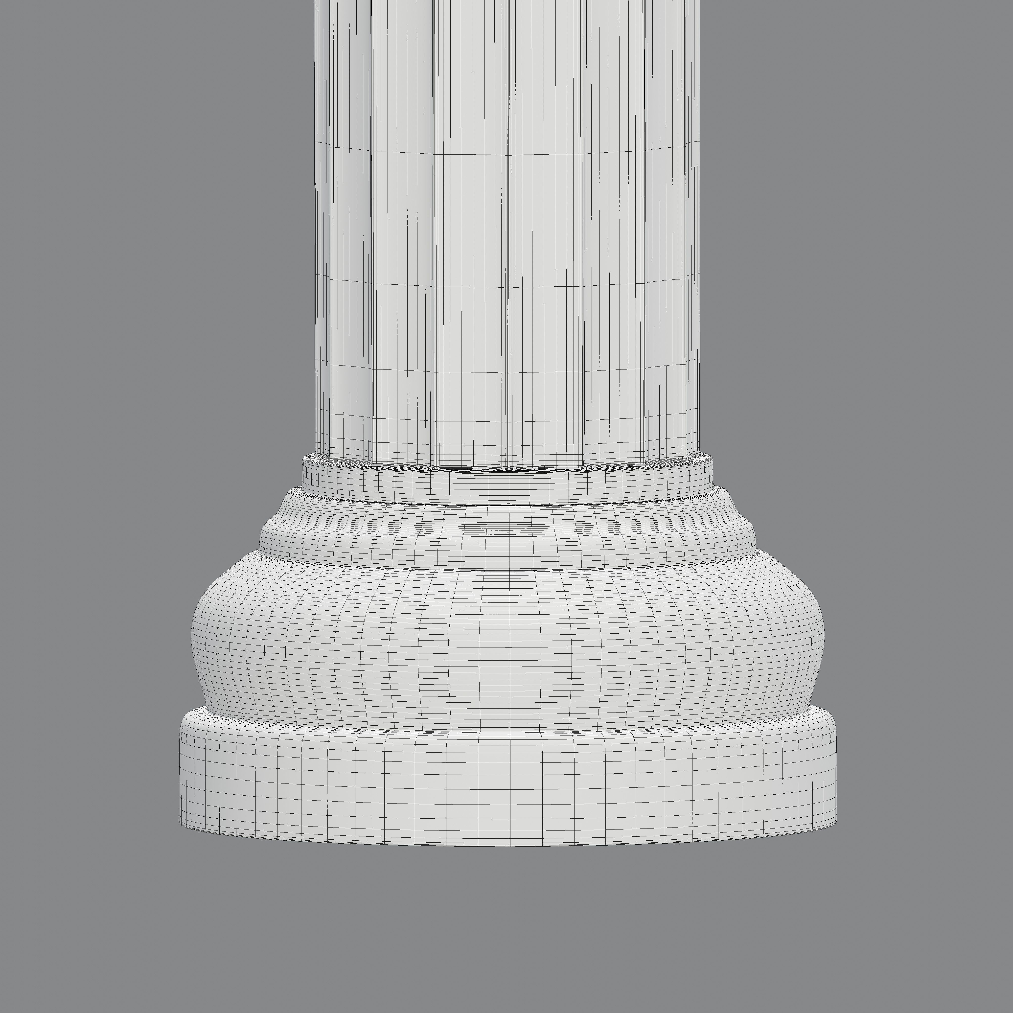 Composite column Low-poly 3D model_11
