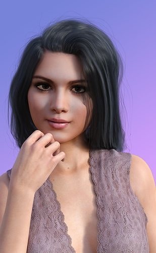 Selena Gomez HQ Remastered 3D model