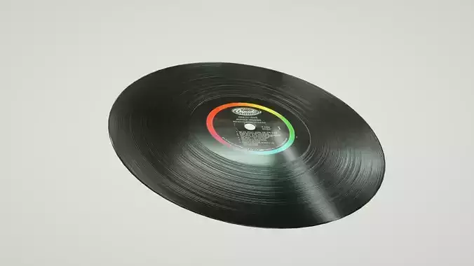 Old Disc vynil  3D model