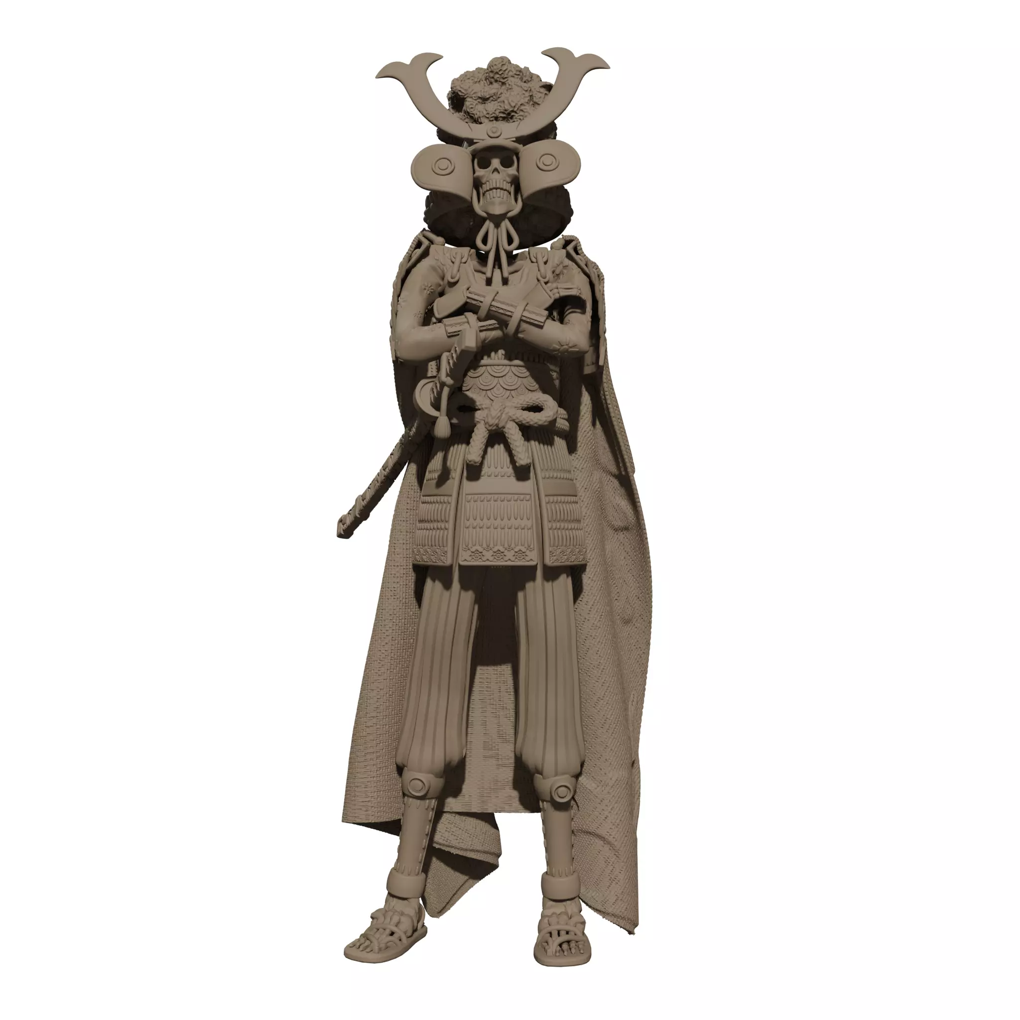 Hand-made model- One Piece Brooke Free 3D print model