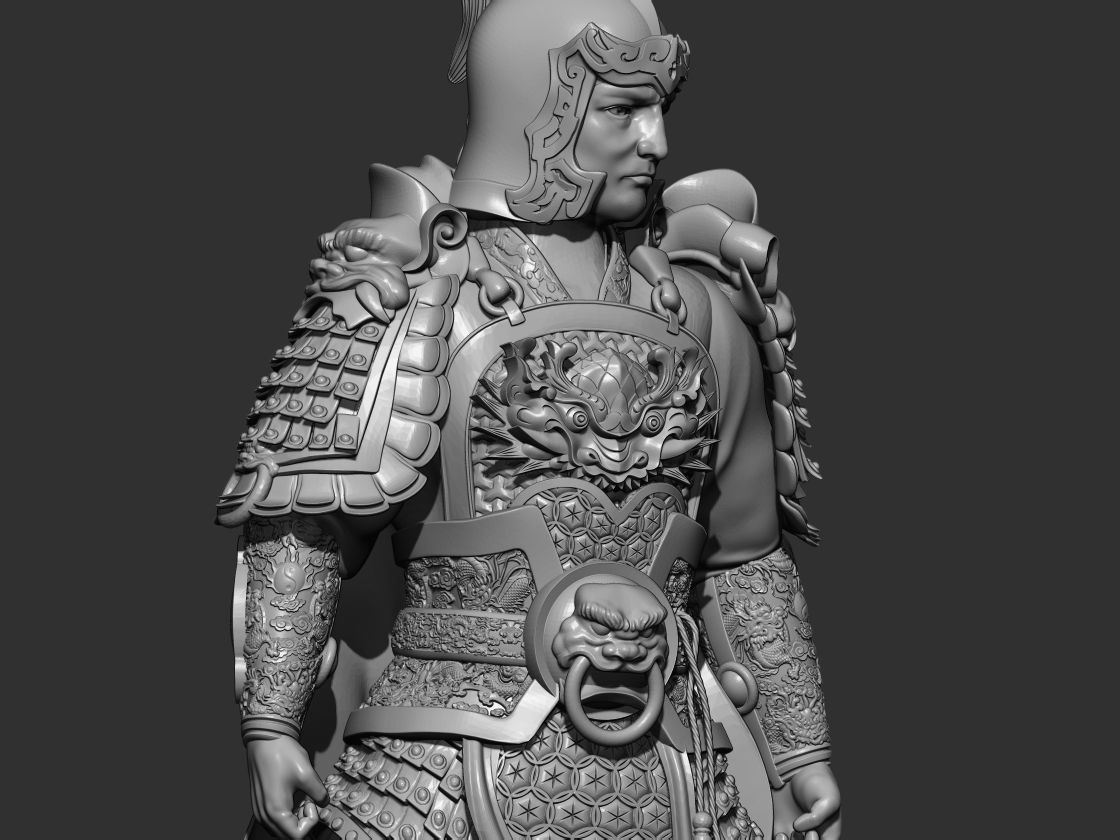  Zhao Yun 3D model_2