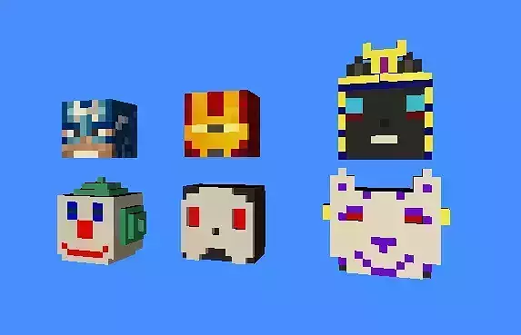 Pack Head Voxels