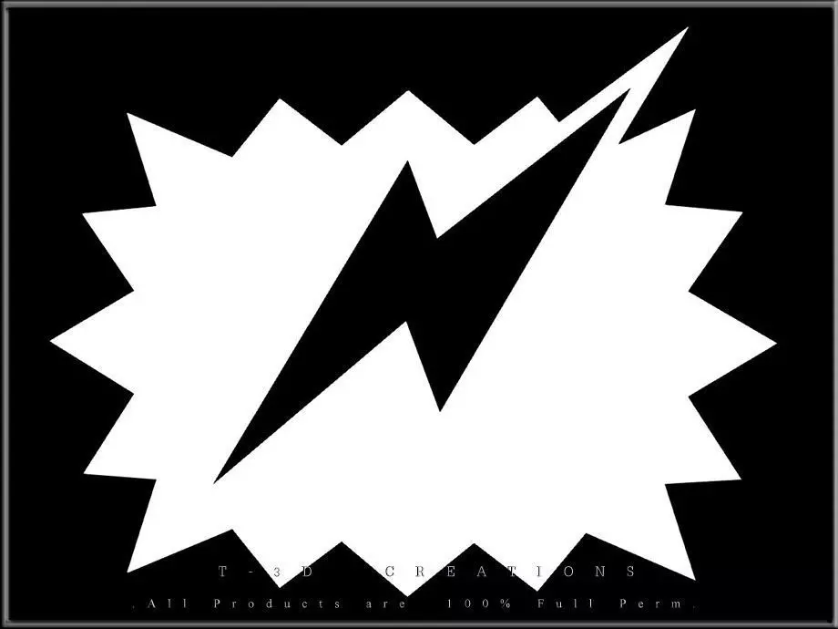 Lightning 03 Low-poly 3D model