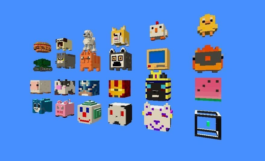 Mega Pack Voxel 3D model_1