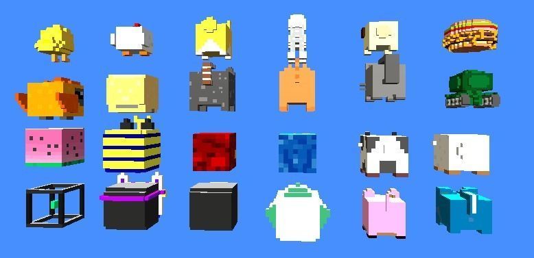 Mega Pack Voxel 3D model_5