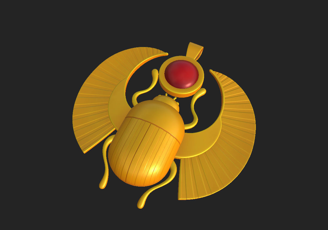 Egypt Beetle 3D model_10
