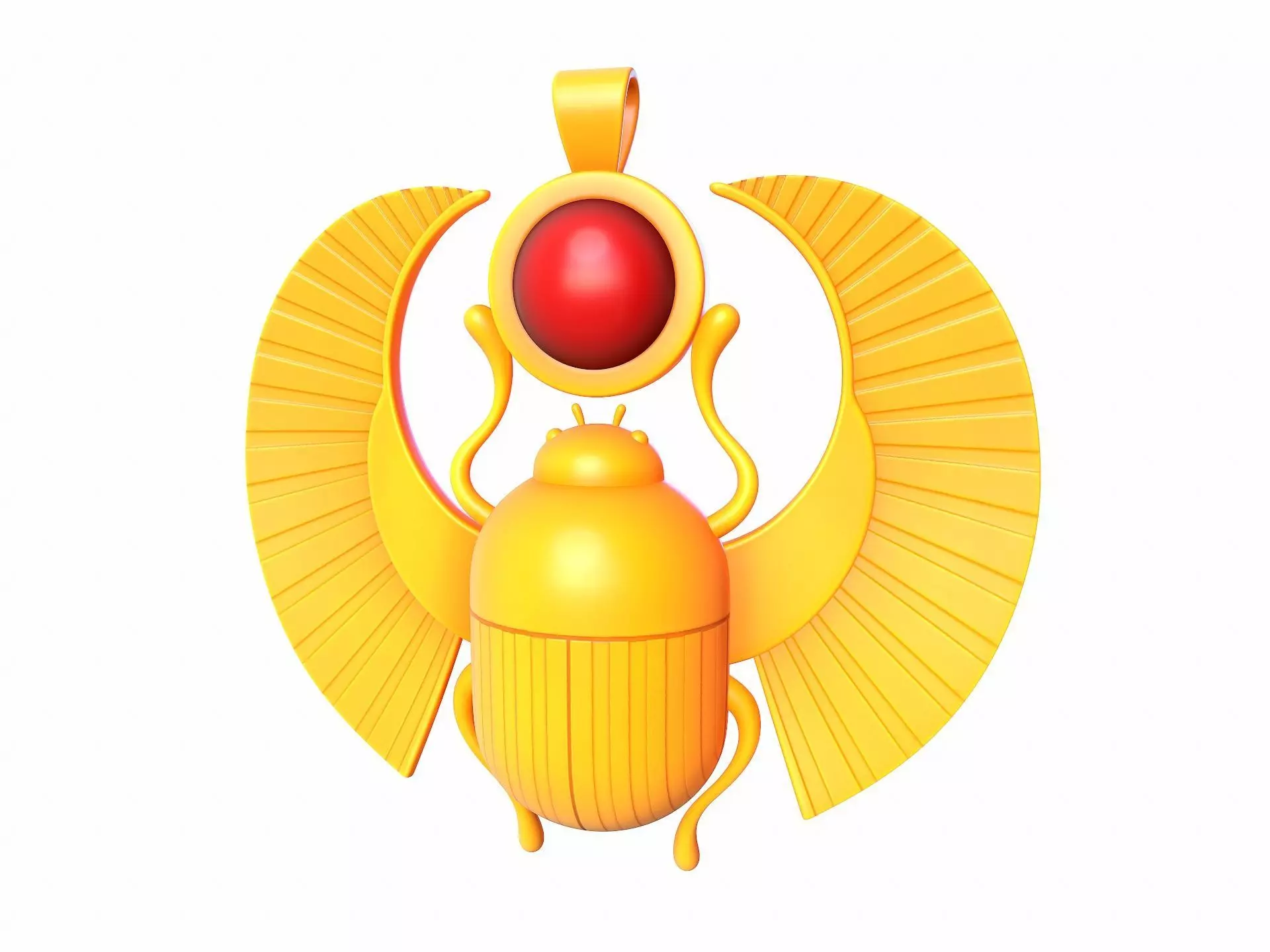 Egypt Beetle 3D model_0