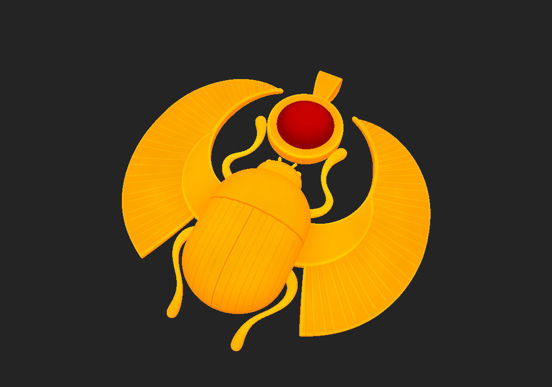 Egypt Beetle 3D model_11