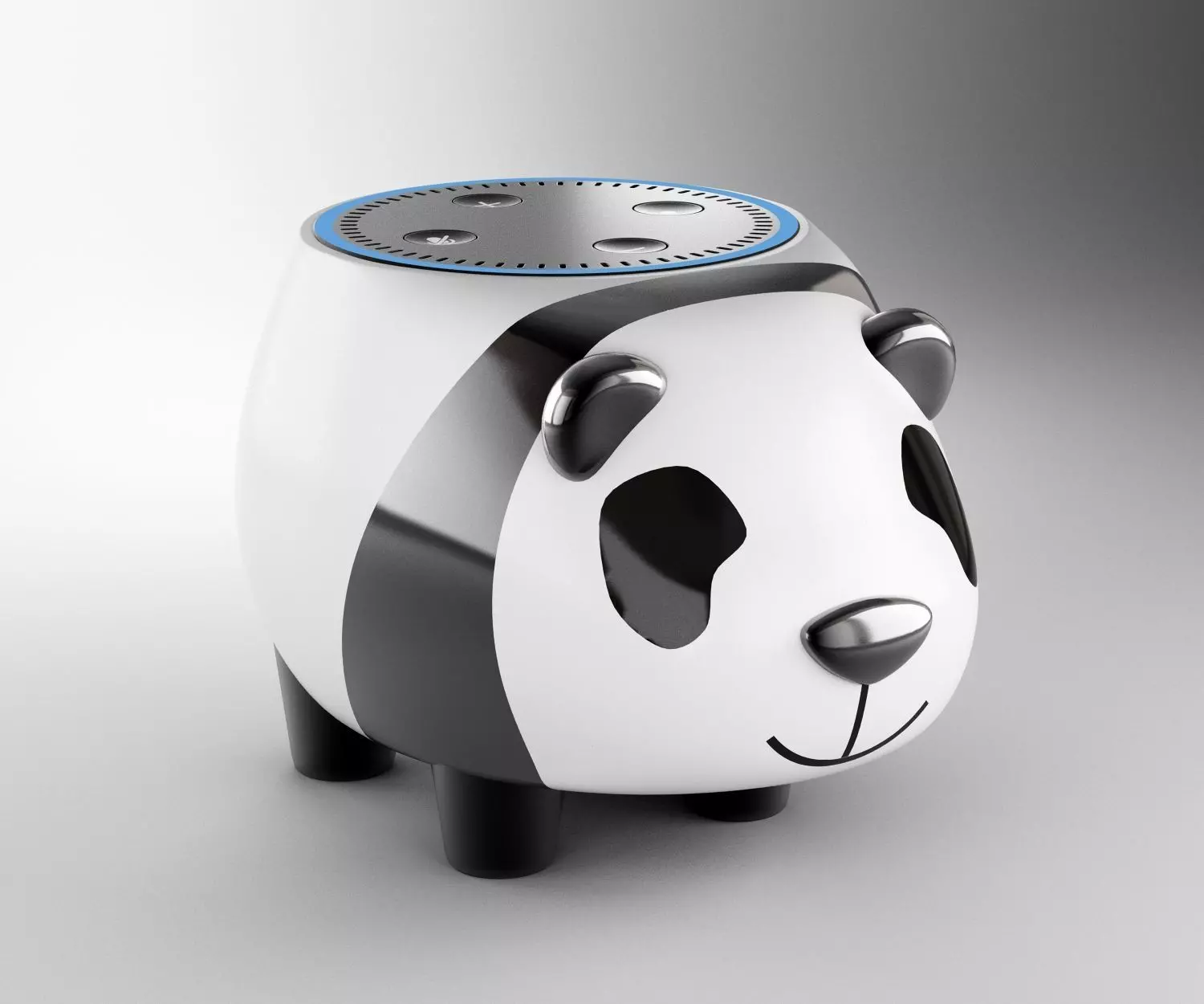 amazon product panda speaker holder animal 3D model