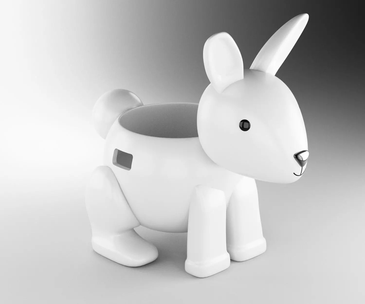 amazon product animal speaker holder rabit 3D model