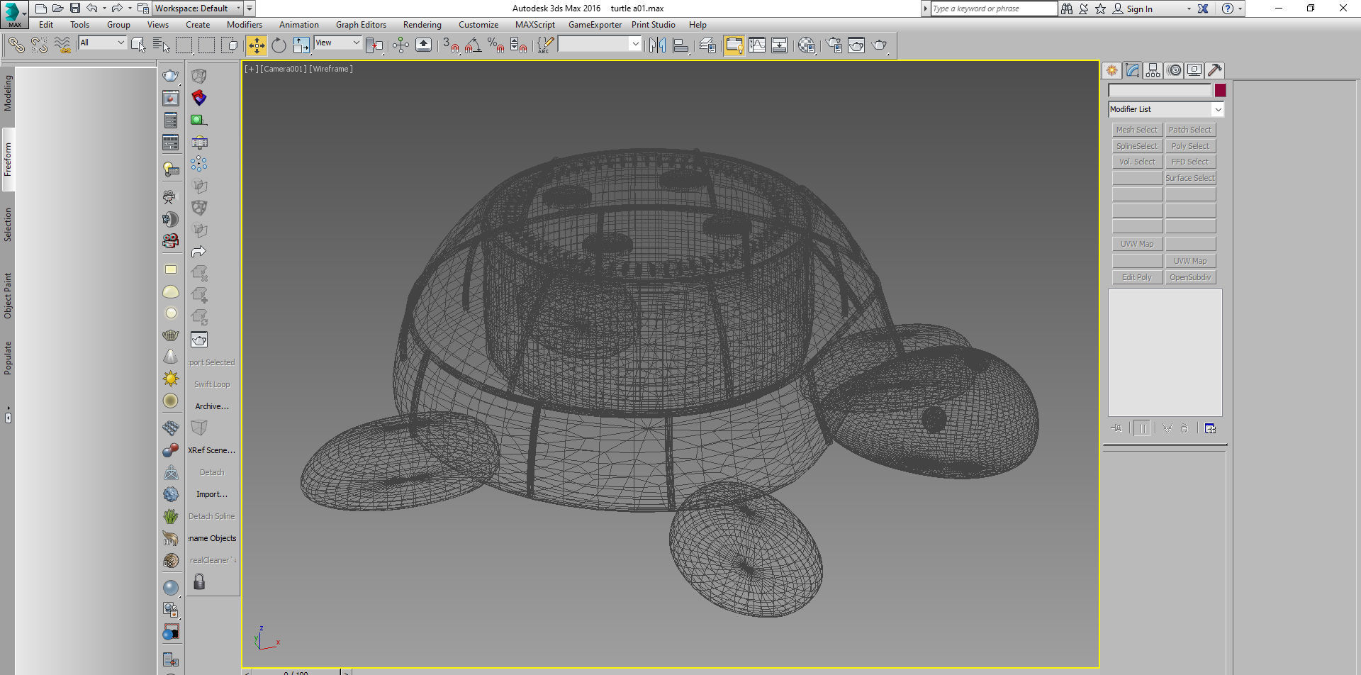 amazon product animal speaker holder turtle 3D model_9