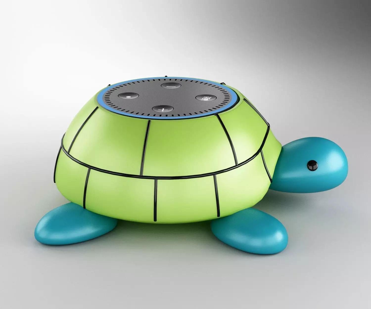 amazon product animal speaker holder turtle 3D model_0
