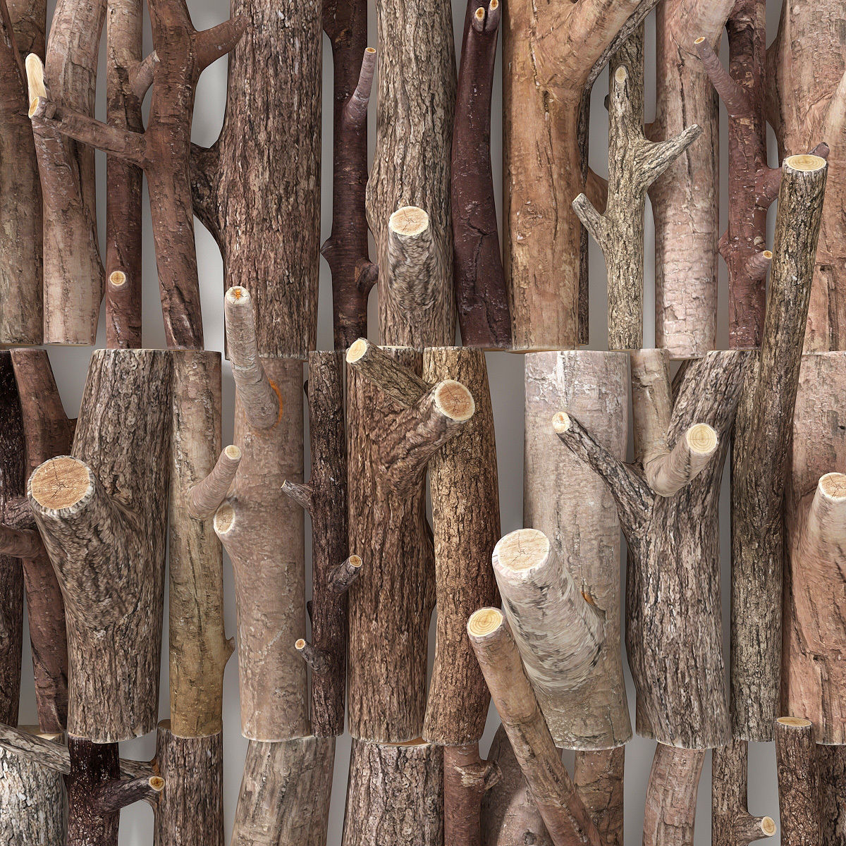 Panel firewood 3D model_3