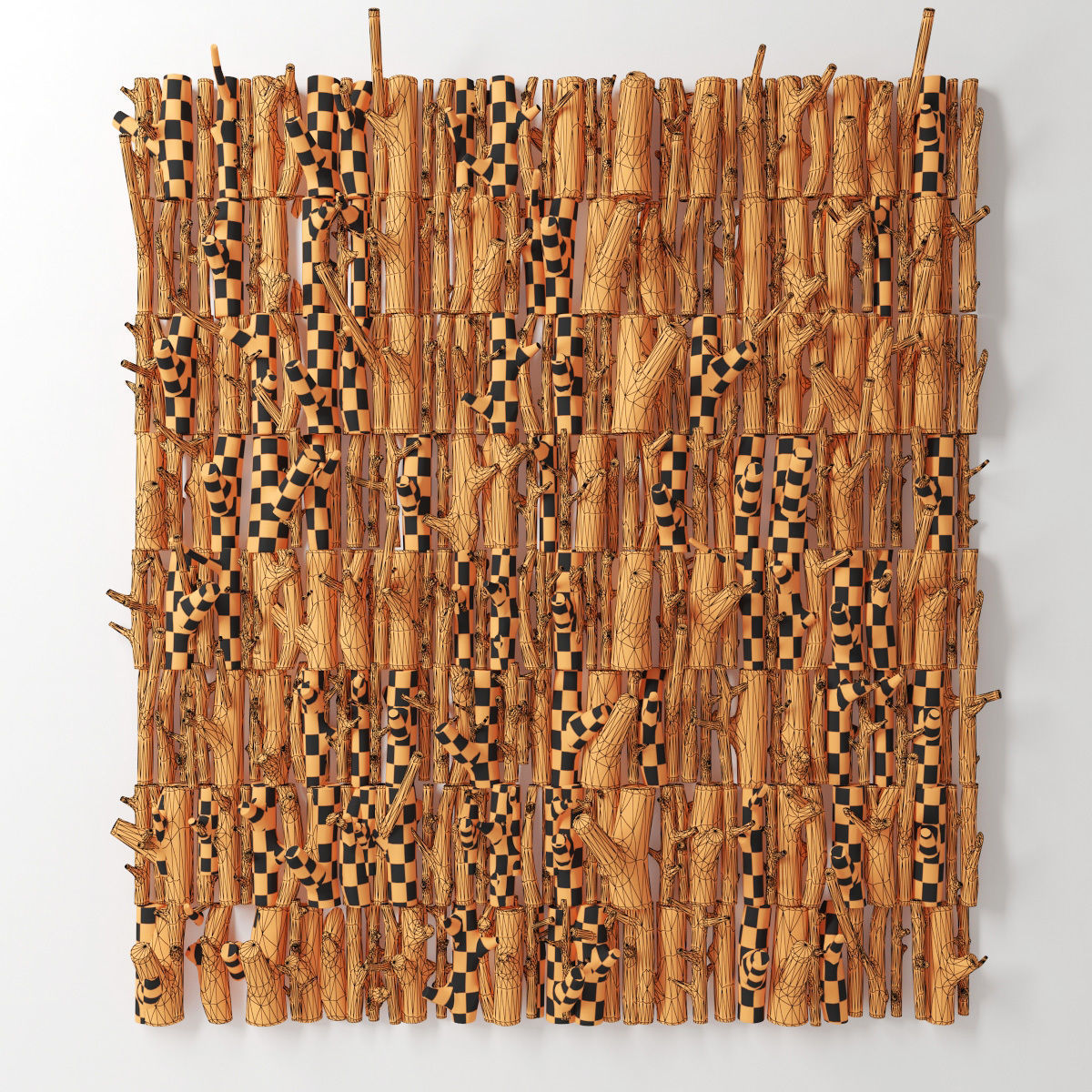 Panel firewood 3D model_8