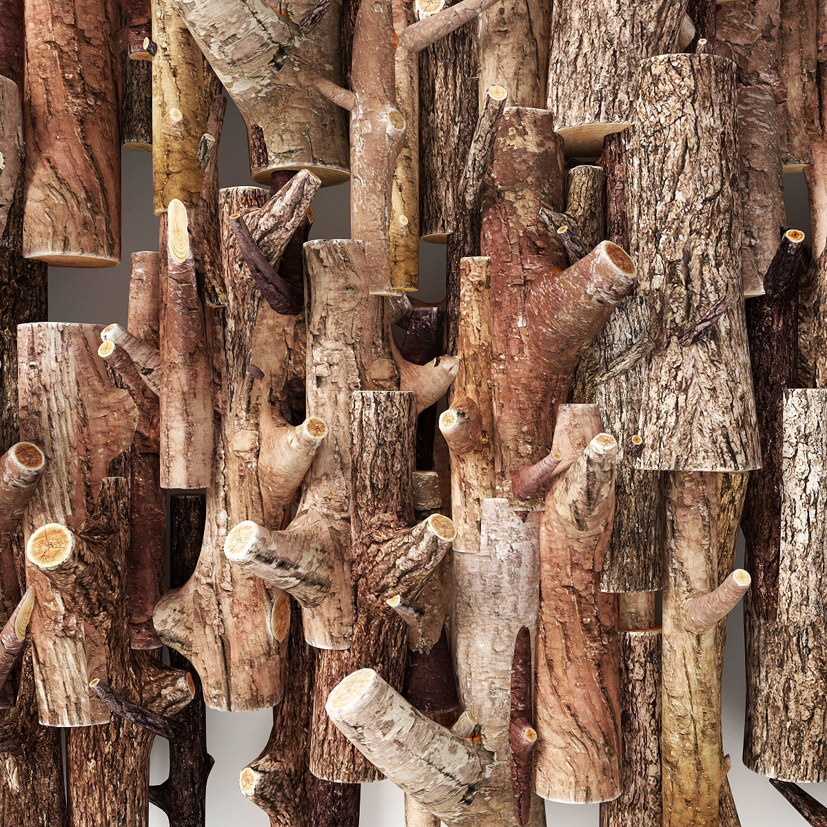 Panel firewood 3D model_6