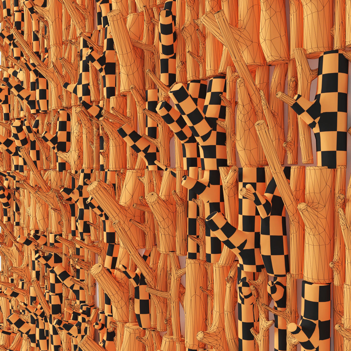 Panel firewood 3D model_7