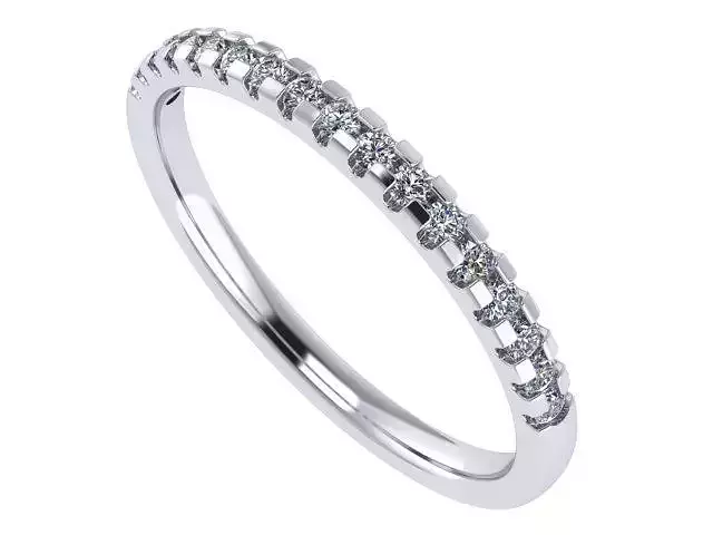 Diamond ring french tack