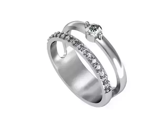 Diamond ring  3D print model