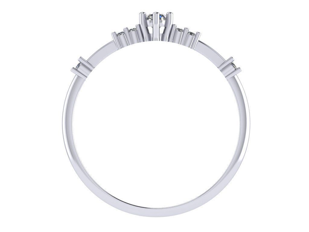 Diamond ring  3D print model_2